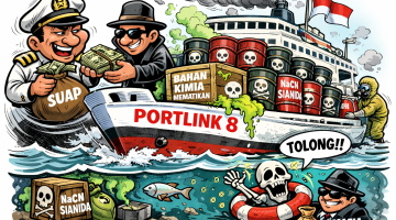 MENUNTUT MENTERI PERHUBUNGAN MEMBUKA DUGAAN KERJA SAMA ASDP TERNATE–ASDP BITUNG